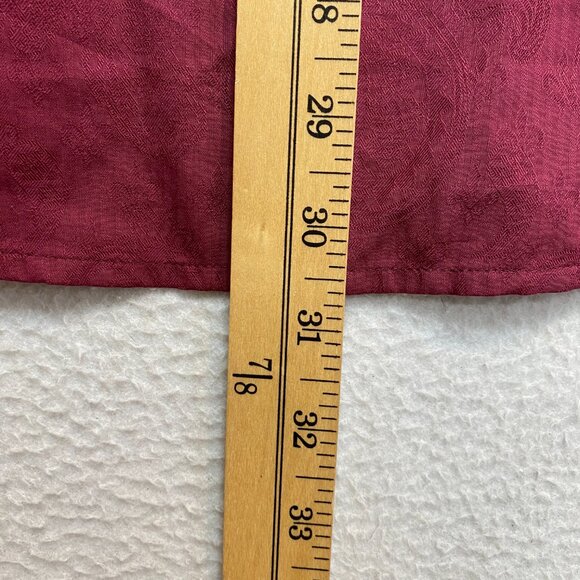 Robert Graham Shirt Mens M Red Long Sleeve Paisley Button Up - Picture 10 of 11